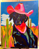 Custom Pet Acrylic by L. Ashcraft Studio