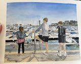 Custom Portrait Watercolor by L. Ashcraft Studio